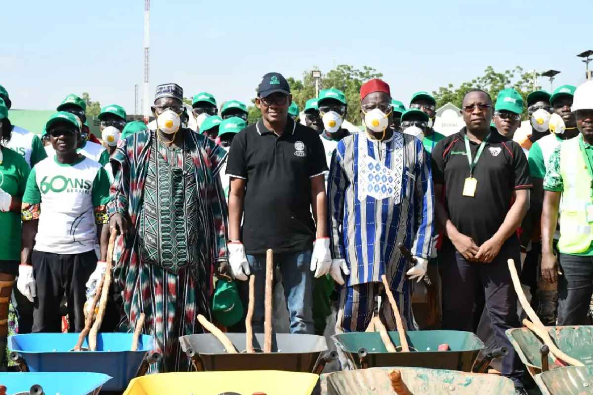 Journée de salubrité à la BRAKINA