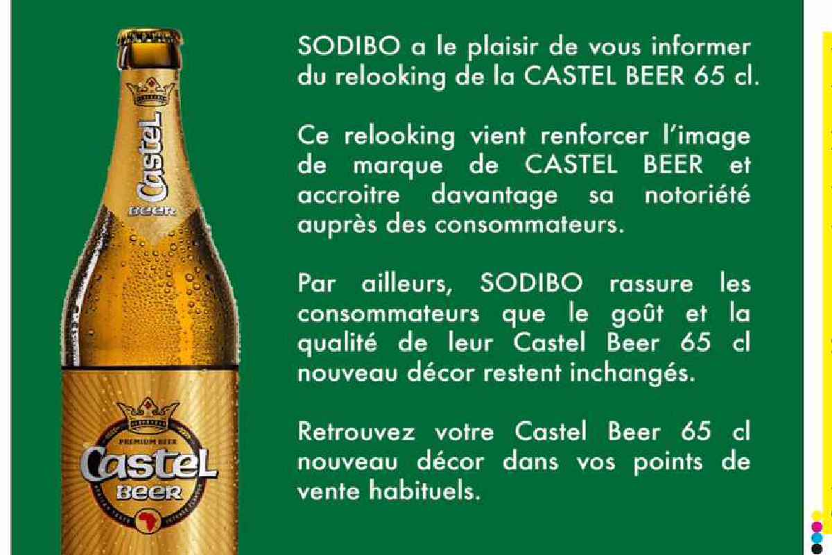 Lancement du nouvel habillage Castel Beer 65cl